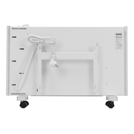 Конвектор электрический Denzel XCE-1500, 230 В, 1500 Вт, X-образный нагреватель белый 98131 купить в Нижневартовске