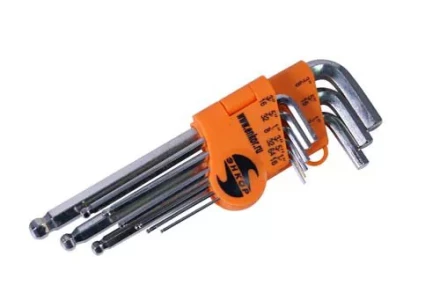 Набор шестигранников дюймовых с шаром 9 штук блистер Энкор 20896 купить в Нижневартовске