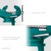 Тиски KRAFTOOL MINI настольные 32713-75 купить в Нижневартовске