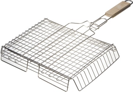 Решетка-гриль GRINDA &quot;BARBECUE&quot;, объемная, нержавеющая сталь, 340х260мм 424732 купить в Нижневартовске