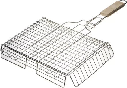 Решетка-гриль GRINDA "BARBECUE", объемная, нержавеющая сталь, 340х260мм 424732 купить в Нижневартовске
