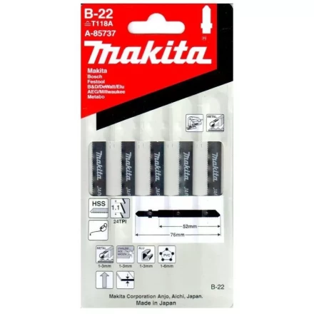 Пилки для лобзика Makita B-22 A-85737 купить в Нижневартовске