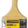 Кисть плоская STAYER "EURO", "AQUA" для воднодисперсионных и акриловых ЛКМ, искусств щетина, деревян ручка, 4"/100мм 01062-100 купить в Нижневартовске
