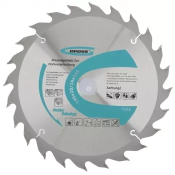 Пильный диск по дереву 190 x 20/16 x 24Т GROSS 73315 купить в Нижневартовске