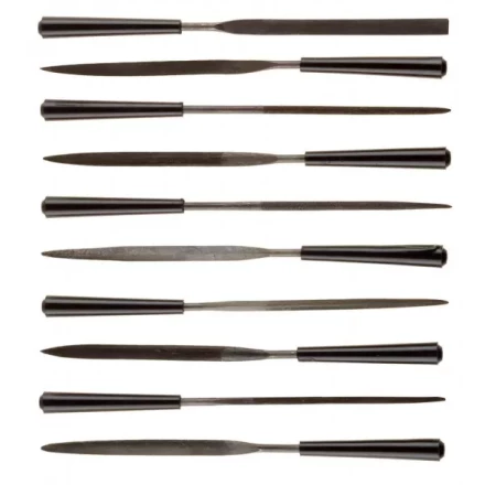 Набор STAYER "MASTER" Надфили с пластмассовой ручкой, 100мм, 10шт 16011-H10_z01 купить в Нижневартовске