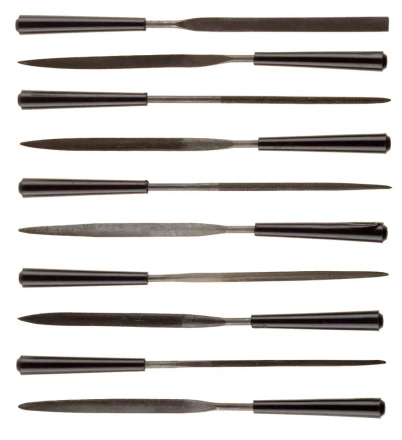 Набор STAYER "MASTER" Надфили с пластмассовой ручкой, 100мм, 10шт 16011-H10_z01 купить в Нижневартовске