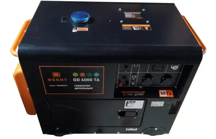 Дизельный генератор Gesht GD6000TA купить в Нижневартовске
