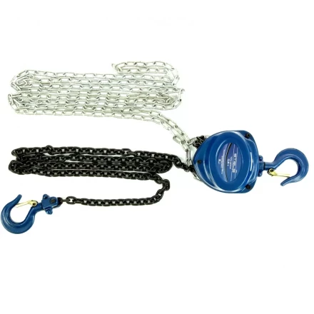 Таль цепная 0,5 т h подъема 2,5 м расстояние между крюками 350 мм Stels 51943 купить в Нижневартовске