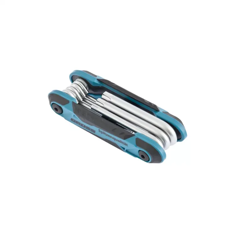 Набор ключей имбусовых Tamper-Torx TT10-TT40 CrV складные 7 шт Gross 16413 купить в Нижневартовске