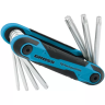 Набор ключей имбусовых Tamper-Torx TT10-TT40 CrV складные 7 шт Gross 16413 купить в Нижневартовске