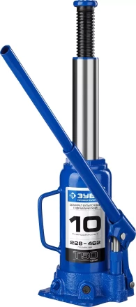 Домкрат гидравлический бутылочный T50, 10т, 228-462мм, ЗУБР Профессионал 43060-10 43060-10_z01 купить в Нижневартовске