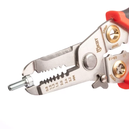 Многофункциональный стриппер КВТ WSS-02 для снятия изоляции с проводов 0.5–6.0 мм (102399) купить в Нижневартовске