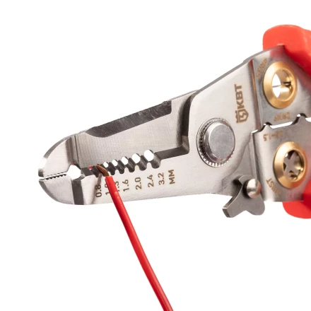 Многофункциональный стриппер КВТ WSS-02 для снятия изоляции с проводов 0.5–6.0 мм (102399) купить в Нижневартовске
