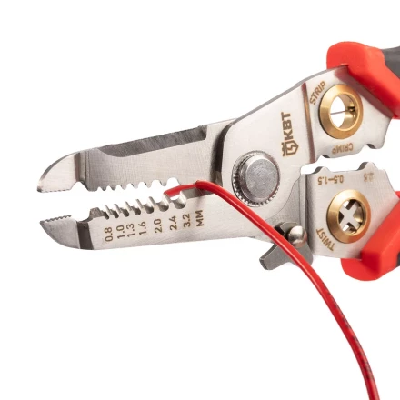 Многофункциональный стриппер КВТ WSS-02 для снятия изоляции с проводов 0.5–6.0 мм (102399) купить в Нижневартовске