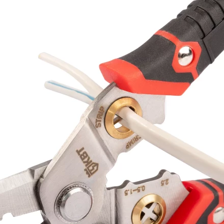 Многофункциональный стриппер КВТ WSS-02 для снятия изоляции с проводов 0.5–6.0 мм (102399) купить в Нижневартовске