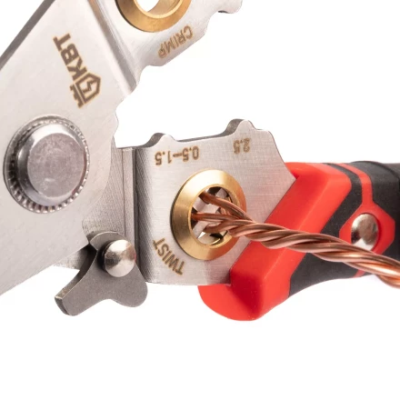 Многофункциональный стриппер КВТ WSS-02 для снятия изоляции с проводов 0.5–6.0 мм (102399) купить в Нижневартовске