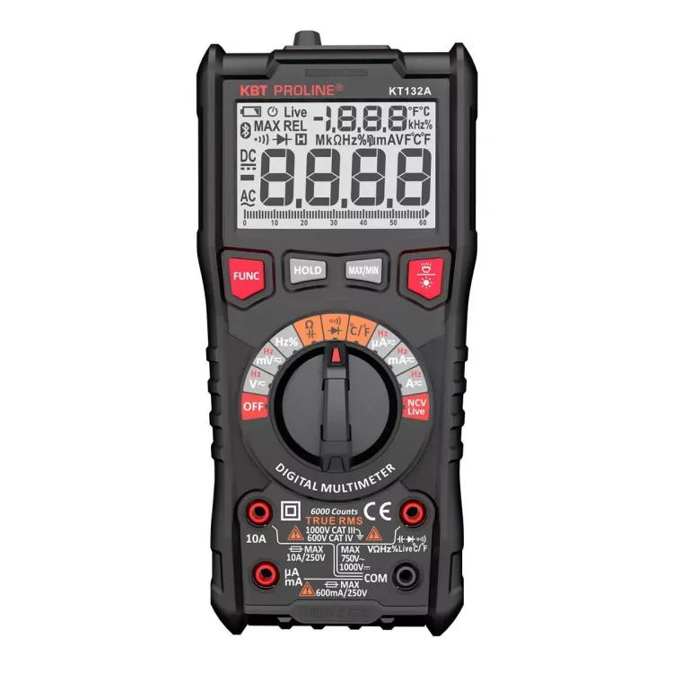 Мультиметр цифровой КВТ KT 132А с True RMS (91917) купить в Нижневартовске
