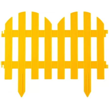 Забор декоративный GRINDA "ПАЛИСАДНИК", 28x300см, желтый 422205-Y купить в Нижневартовске