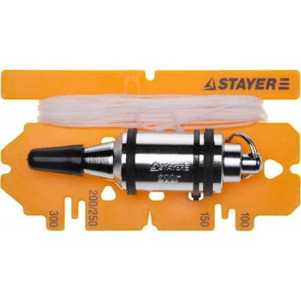 Отвес STAYER &quot;PROFI&quot; строительный со шнуром, с противоударными ободками, 600 г 06352-60 купить в Нижневартовске