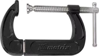 Струбцина G-образная, многоразмерная, поступенчатая регулировка, 4"-7" MATRIX PROFESSIONAL 20614