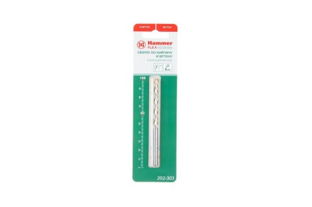 Сверло по камню HAMMER Ф6х100мм (DR CR 6,0мм*100/60мм) купить в Нижневартовске