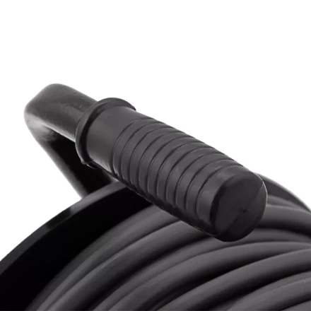 Удлинитель силовой 50 м, 16А, тип УХ10, ПВС, усиленный, на кабельной катушке, 4 розетки без заземления Сибртех 95870 купить в Нижневартовске