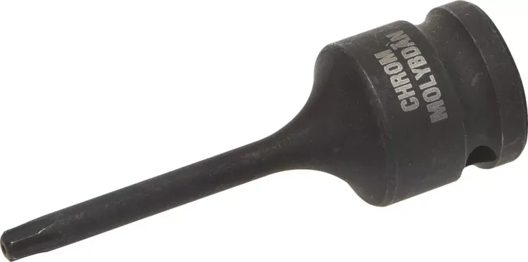 Торцовая головка KRAFTOOL "INDUSTRIE QUALITAT" ударная (1/2"), TORX, Cr-Mo, фосфатированная, T27 27952-27 купить в Нижневартовске