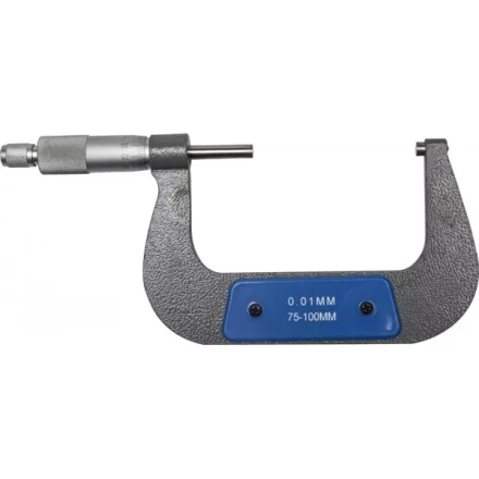 Микрометр ЗУБР "ЭКСПЕРТ" гладкий механический, МК 100, диапозон 75-100мм, шаг измерения 0,01мм 34480-100_z01 купить в Нижневартовске