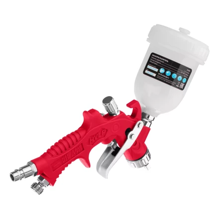 Краскораспылитель HVLP пневмат. с верхним бачком V= 0,1 л, сопло диаметром 0.8 мм// Matrix 57325 купить в Нижневартовске