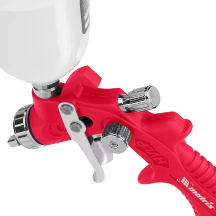 Краскораспылитель HVLP пневмат. с верхним бачком V= 0,1 л, сопло диаметром 0.8 мм// Matrix 57325 купить в Нижневартовске