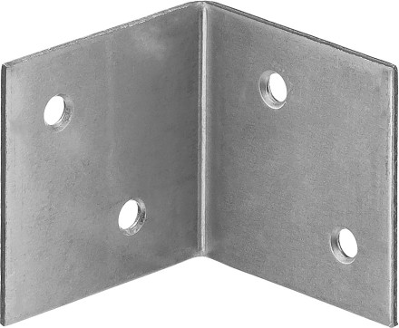 ЗУБР УМШ-1.5, 40 x 40 x 40 x 1.5 мм, белый цинк, широкий мебельный уголок (31034-40) купить в Нижневартовске