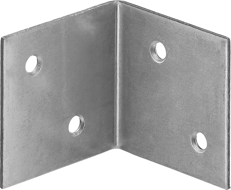 ЗУБР УМШ-1.5, 40 x 40 x 40 x 1.5 мм, белый цинк, широкий мебельный уголок (31034-40) купить в Нижневартовске
