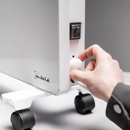 Конвектор электрический КМ-2000.2, 230 В, 2000 Вт, X-образный нагреватель, колеса, термостат // MTX 98126 купить в Нижневартовске