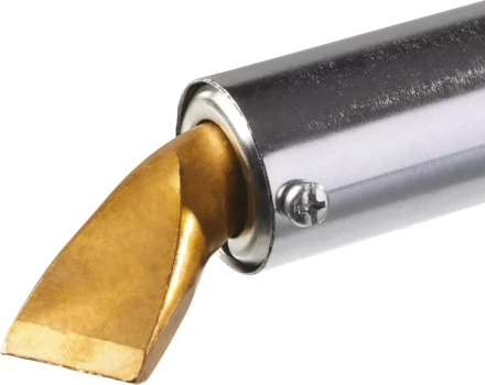 Паяльник, ЗУБР "МАСТЕР" 55303-300, с выключателем, деревянной рукояткой и долговечным жалом, 300Вт, клин 55303-300 купить в Нижневартовске