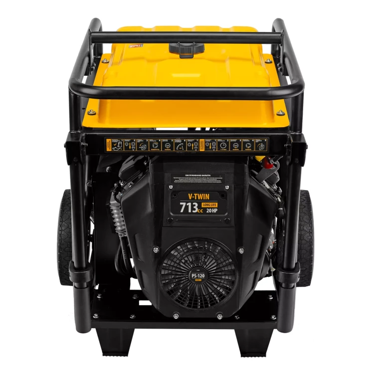 Генератор бензиновый Denzel PS-120EAD-3, 12 кВт,230/400 В, 40л, разъём ATS,перекл.режима,эл.старт купить в Нижневартовске