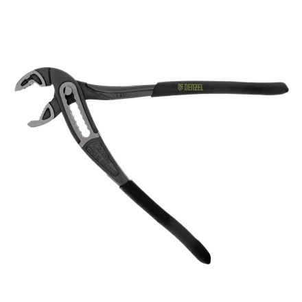 Клещи переставные Denzel 17901, обливные рукоятки, 180 мм купить в Нижневартовске