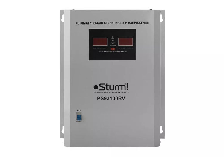 Настенный однофазный стабилизатор напряжения STURM PS93100RV купить в Нижневартовске