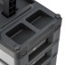 Органайзер для хранения с выдвижными лотками Stels 310х150х260мм, 4 секции, пластик Россия 90728 купить в Нижневартовске
