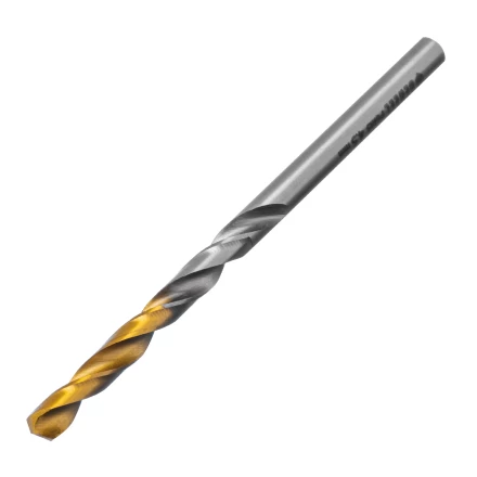 Сверло спиральное по металлу Denzel 4,5 x 80 мм, Р6М5, Golden Tip, 718231 купить в Нижневартовске