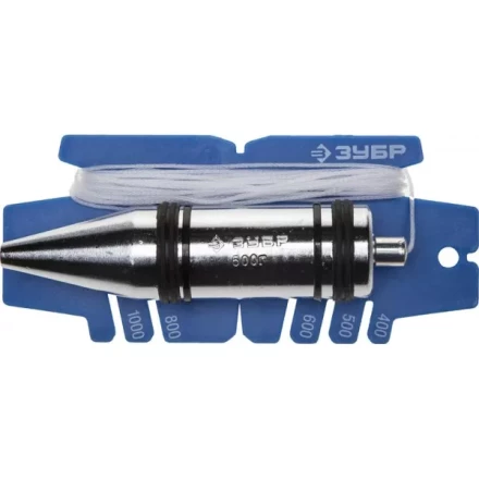 Отвес ЗУБР "ЭКСПЕРТ" строительный со шнуром и безопасным наконечником, 200 г 06347-20_z01 купить в Нижневартовске