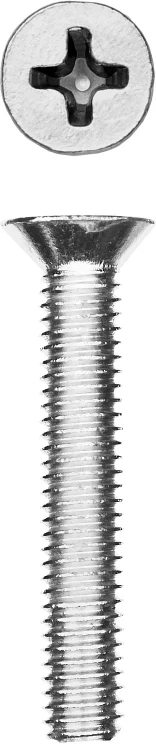 Винт DIN 965, M5 x 40 мм, 6 шт, кл. пр. 4.8, оцинкованный, ЗУБР 303116-05-040 купить в Нижневартовске