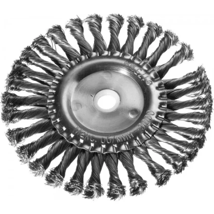 DEXX. Щетка дисковая для УШМ, жгутированная стальная проволока 0,5мм, 175ммх22мм 35100-175 купить в Нижневартовске