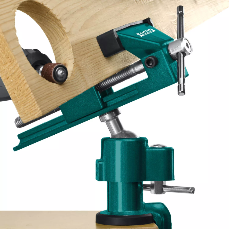Тиски KRAFTOOL PRECISION шарнирно-поворотные 32711-75 купить в Нижневартовске