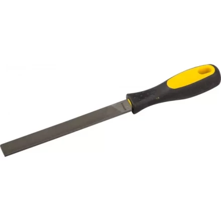 Напильник STAYER "PROFI" плоский, с двухкомпонентной рукояткой, № 2, 150мм 16601-15-2 купить в Нижневартовске