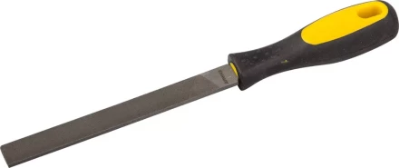 Напильник STAYER "PROFI" плоский, с двухкомпонентной рукояткой, № 2, 150мм 16601-15-2 купить в Нижневартовске