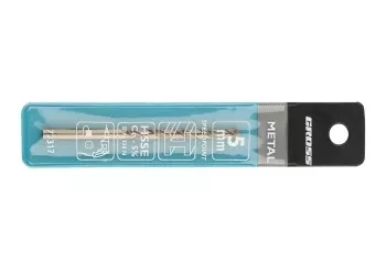 Сверло спиральное по металлу, 5,0 мм, HSS-Co GROSS 72317