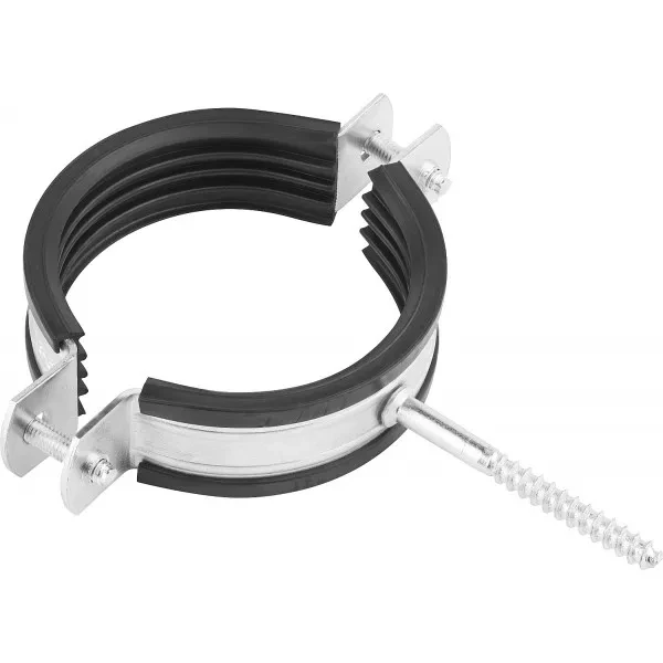 ЗУБР. Хомут трубный оцинкованный, с шурупом, 3", 100шт 37854-83-95-100 купить в Нижневартовске