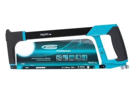 Ножовка по металлу "PIRANHA", 300 мм, обрезиненная рукоятка и захват GROSS 77600 купить в Нижневартовске