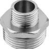 Бочонок ЗУБР "ЭКСПЕРТ" переходной, никелированная латунь, 1/2"-1" 51241-1/2-1 купить в Нижневартовске