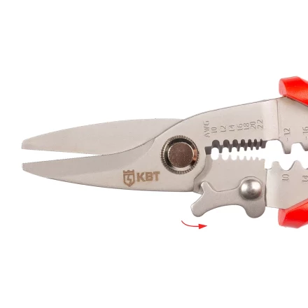 Многофункциональный стриппер КВТ WSS-03 для снятия изоляции с проводов 0.35–6.0 мм (102400) купить в Нижневартовске